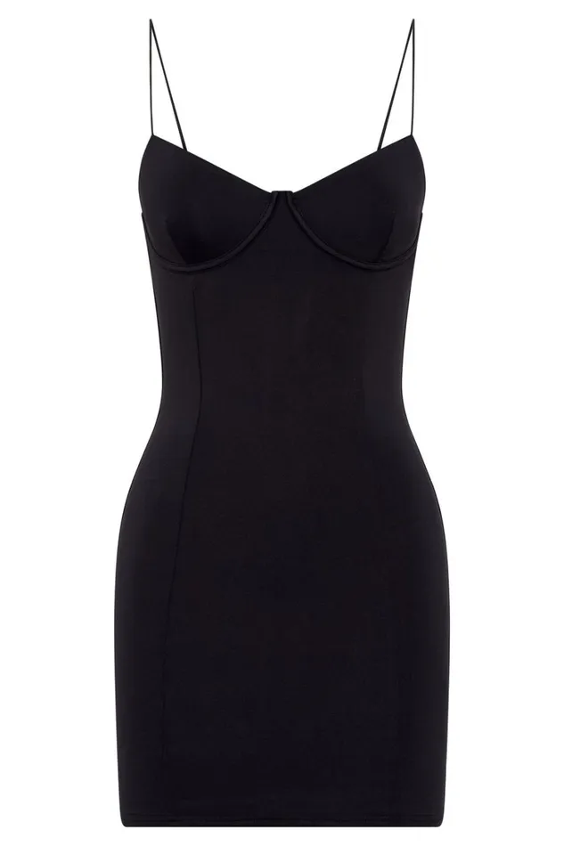 Women Meshki Dresses Misty Contour Mini Dress 8211 Black