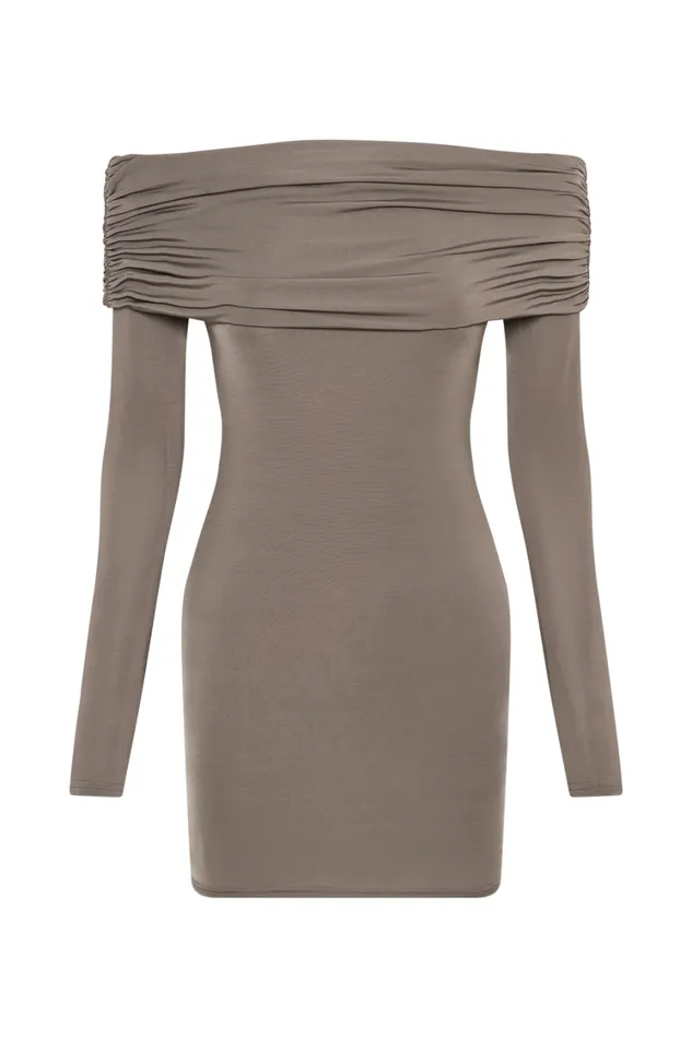 Women Meshki Dresses Nicky Off Shoulder Slinky Mini Dress 8211 Coco