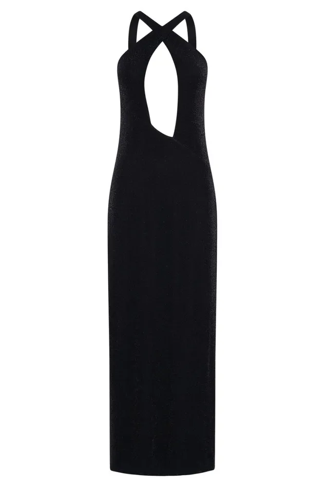 Women Meshki Dresses Solene Cut Out Maxi Dress 8211 Black