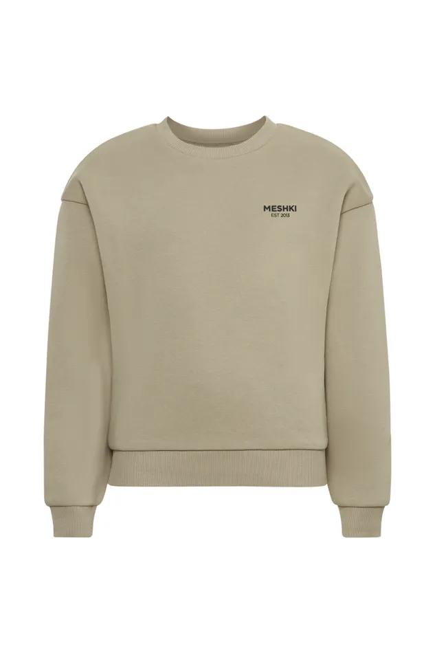 Women Meshki Outerwear Phoenix Kids Unisex Crewneck Jumper 8211 Cement