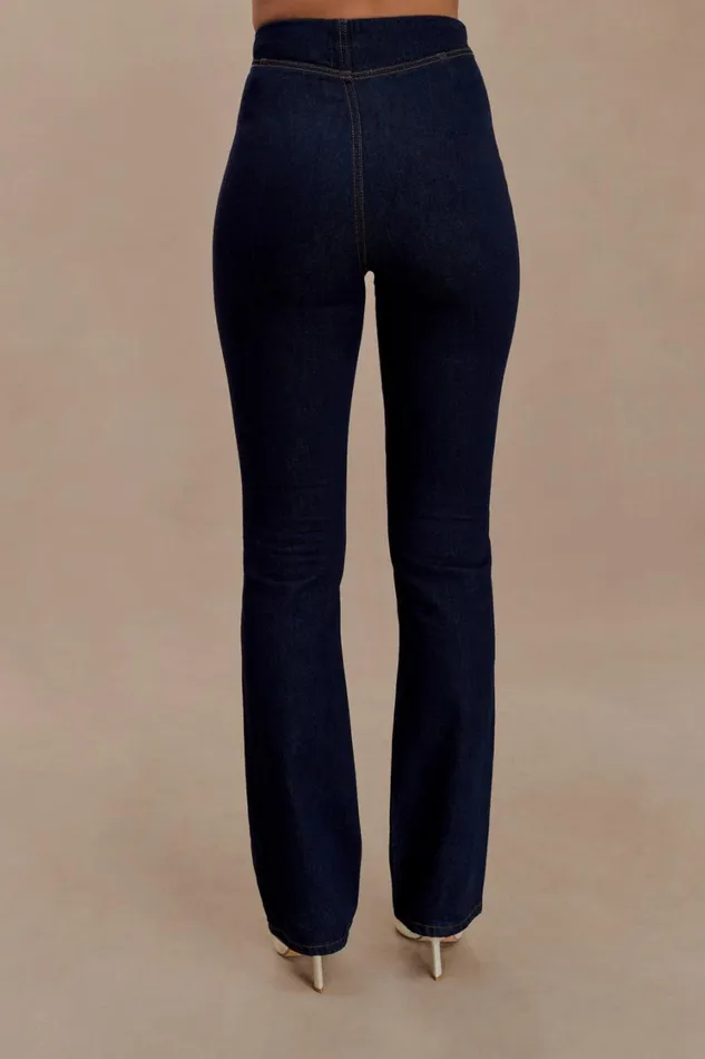 Women Meshki Sets Jericho Straight Leg Jeans 8211 Indigo Blue
