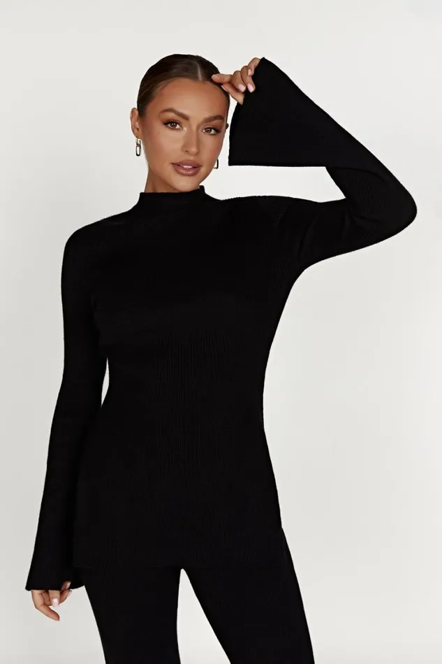 Women Meshki Sets Jovie Oversized Knit Jumper 8211 Black