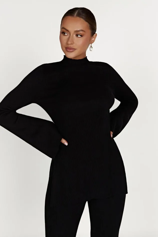 Women Meshki Sets Jovie Oversized Knit Jumper 8211 Black