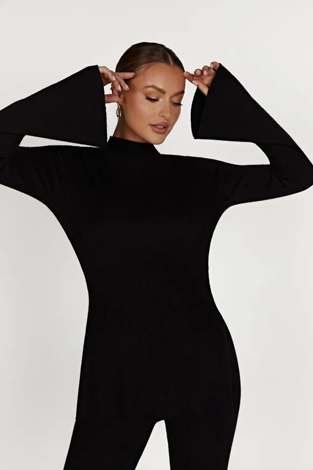 Women Meshki Sets Jovie Oversized Knit Jumper 8211 Black
