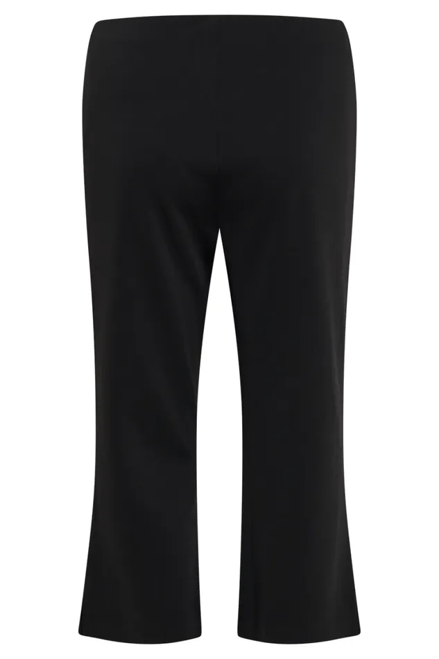 Women Meshki Sets Layla Flared Crepe Capri Pants 8211 Black