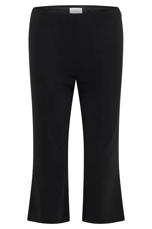 Women Meshki Sets Layla Flared Crepe Capri Pants 8211 Black