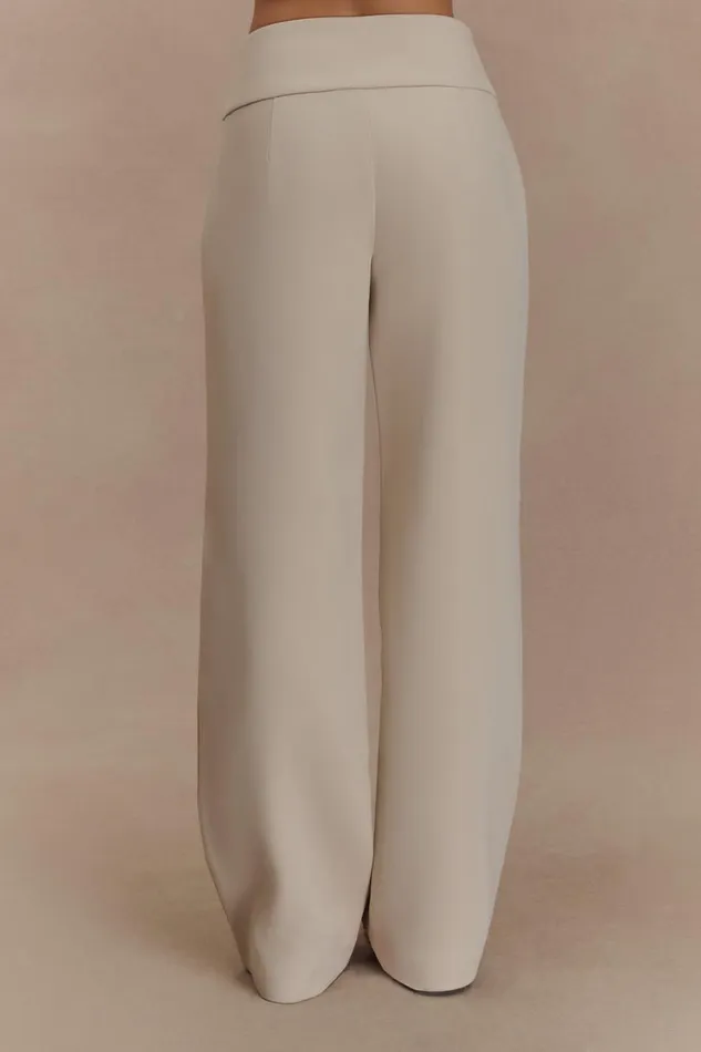 Women Meshki Sets Lindie Straight Leg Suiting Pants 8211 Sand