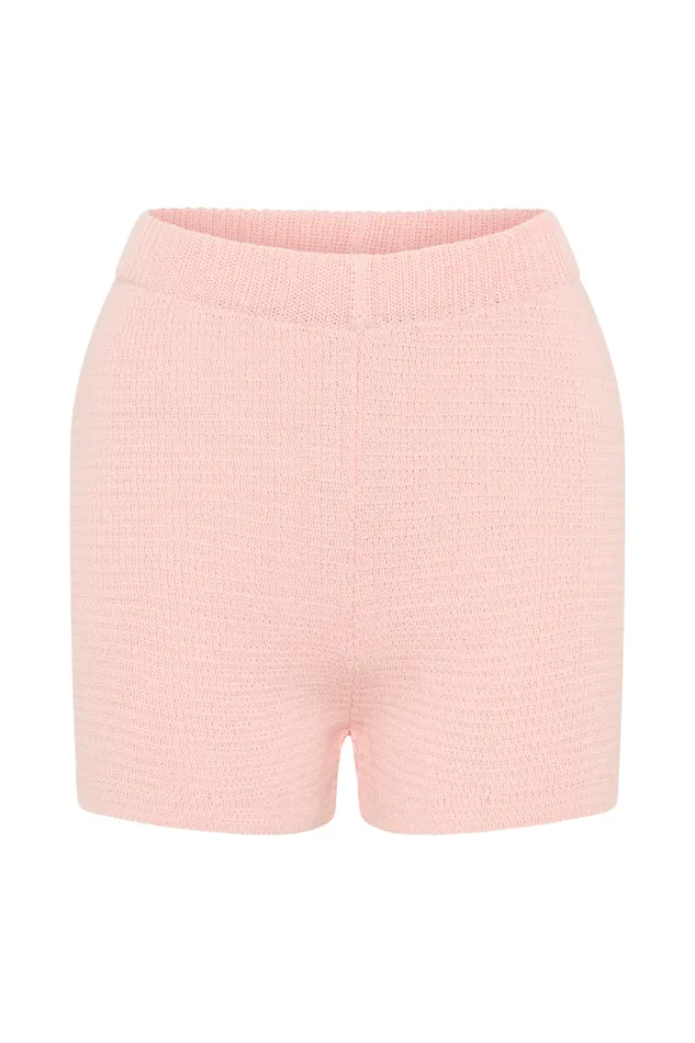 Women Meshki Sets Noah Knit Shorts 8211 Baby Pink