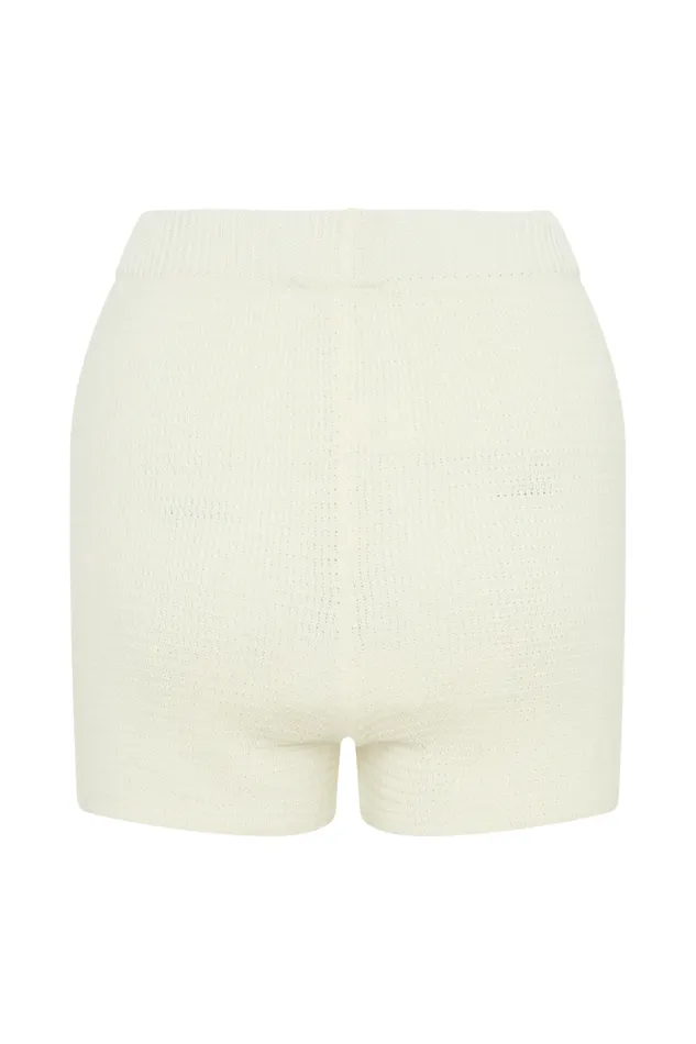 Women Meshki Sets Noah Knit Shorts 8211 Ivory