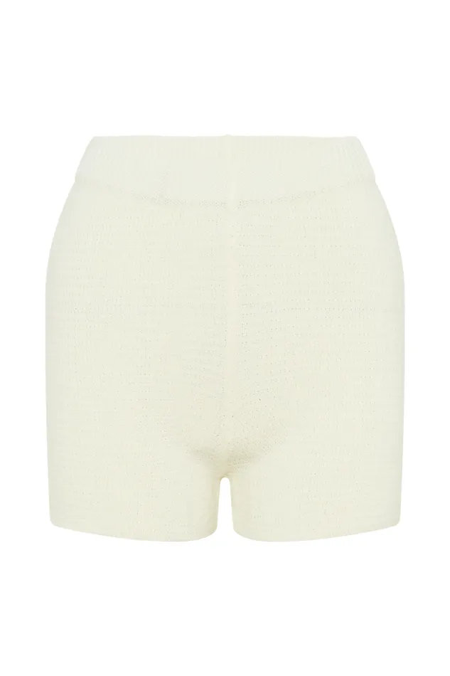 Women Meshki Sets Noah Knit Shorts 8211 Ivory