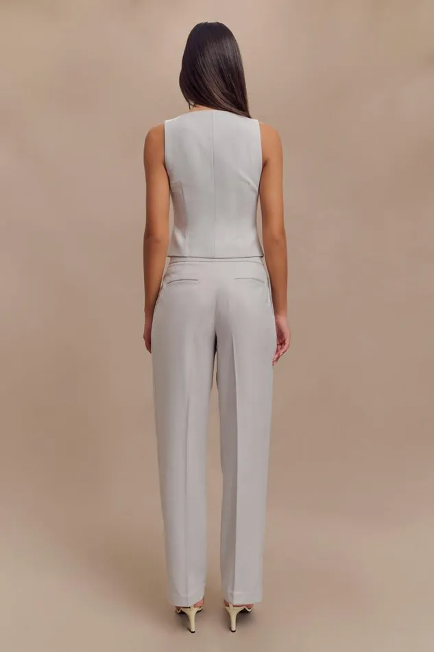 Women Meshki Tops Aspen Suiting Vest 8211 Grey