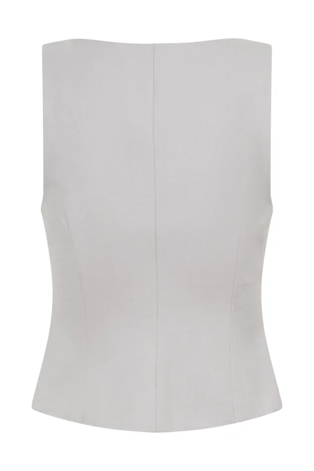 Women Meshki Tops Aspen Suiting Vest 8211 Grey