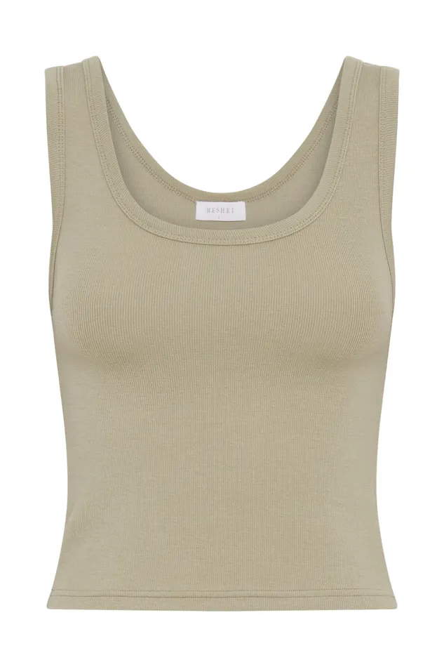 Women Meshki Tops Chandler Modal Tank Top 8211 Sage Green