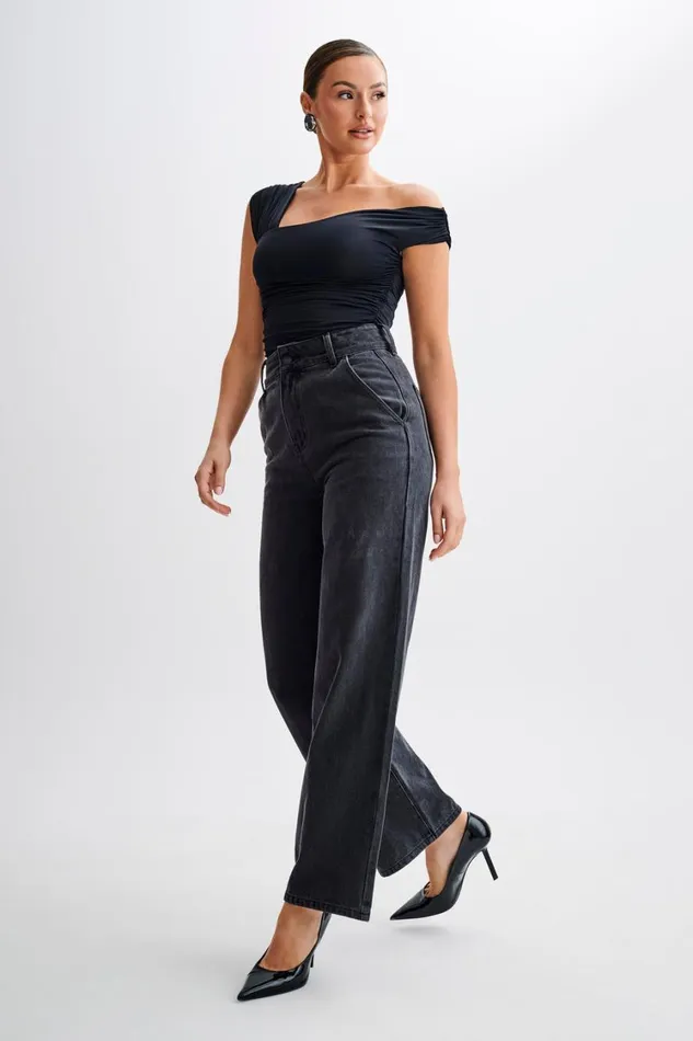 Women Meshki Tops Nicki Cut Out Sleeveless Top 8211 Black