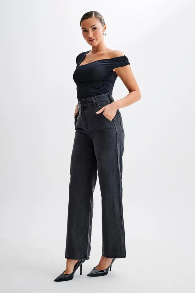 Women Meshki Tops Nicki Cut Out Sleeveless Top 8211 Black