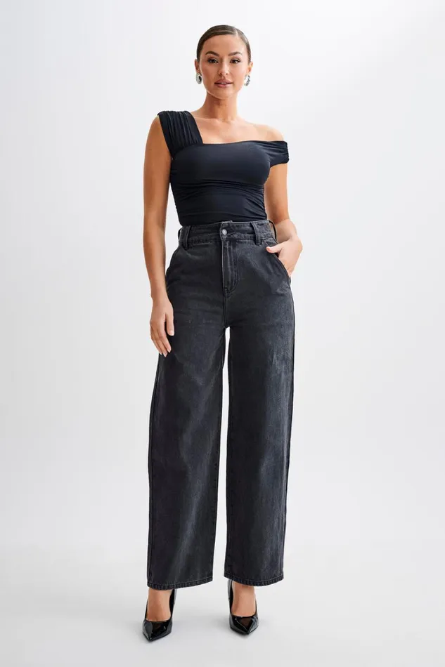 Women Meshki Tops Nicki Cut Out Sleeveless Top 8211 Black