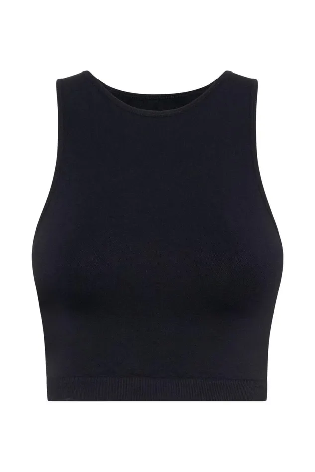 Women Meshki Tops Pippa Racer Tank Top 8211 Black