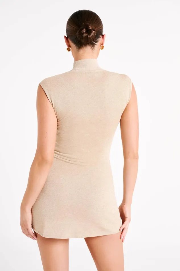 Women Meshki Tops Reynalda Sleeveless Knit Top 8211 Gold
