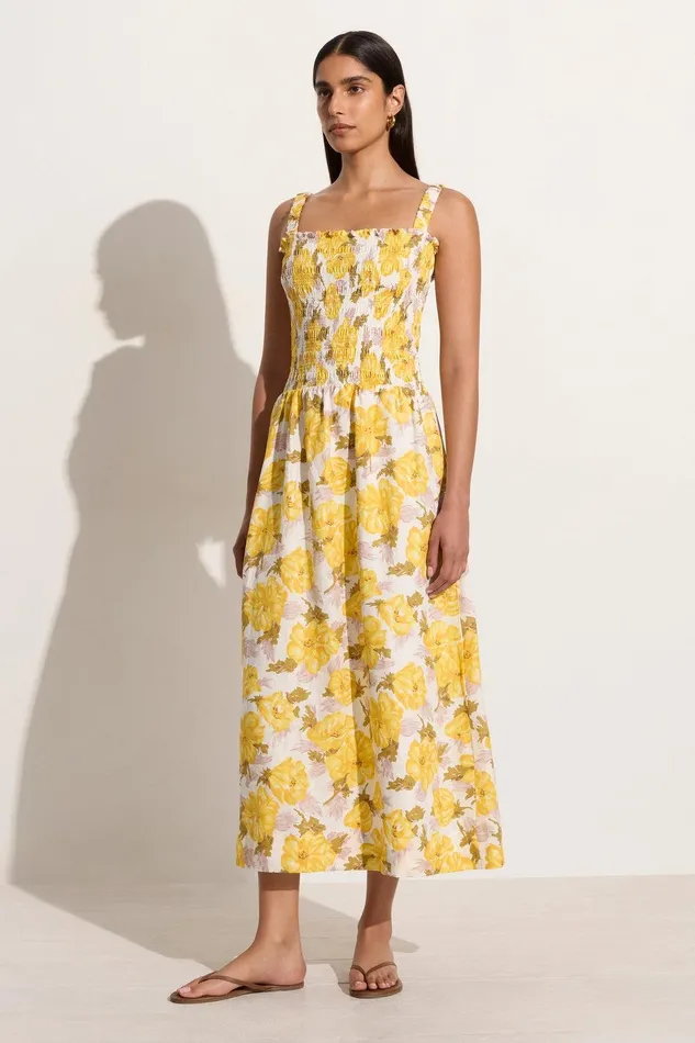 Women Messina Midi Dress Isadora Floral 8211 Final Sale Faithfull The Brand Dresses Women Messina Midi Dress Isadora Floral 8211 Final Sale Faithfull The Brand Dresses