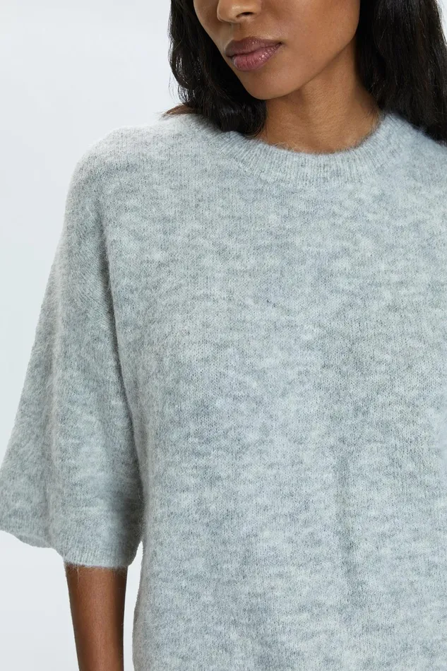 Women Micah Sweater Tee 8211 Soft Grey Pistola Denim Sweaters and Knits