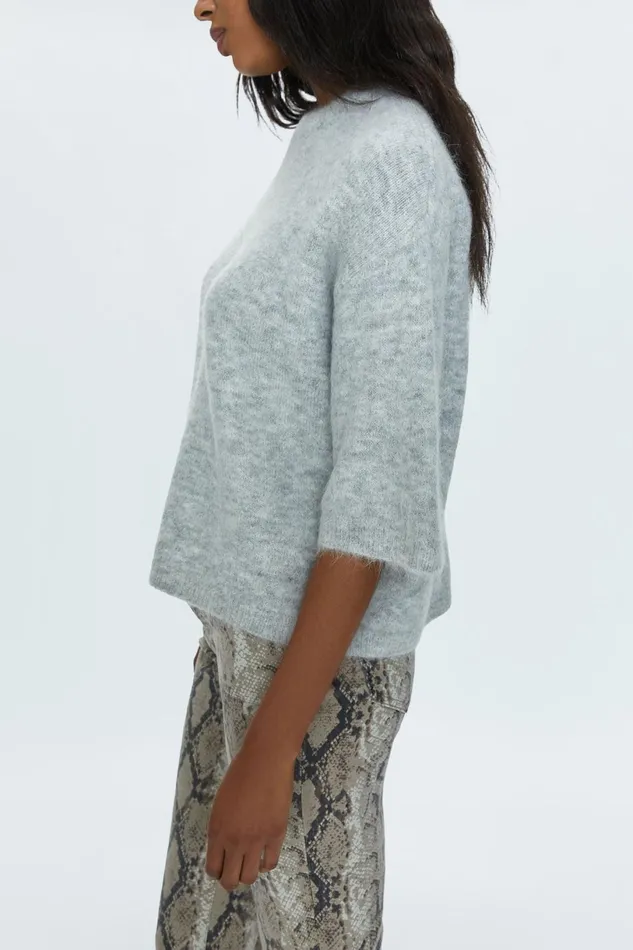 Women Micah Sweater Tee 8211 Soft Grey Pistola Denim Sweaters and Knits