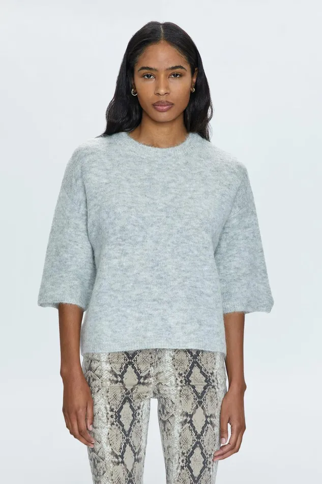 Women Micah Sweater Tee 8211 Soft Grey Pistola Denim Sweaters and Knits