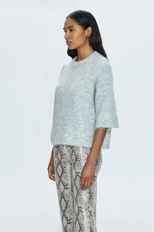 Women Micah Sweater Tee 8211 Soft Grey Pistola Denim Sweaters and Knits