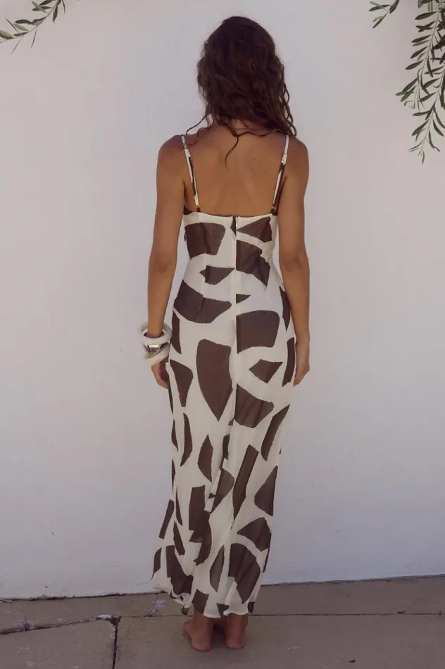 Women Midi Dresses Runaway The Label ASTORA MIDI DRESS Lazure Chocolate