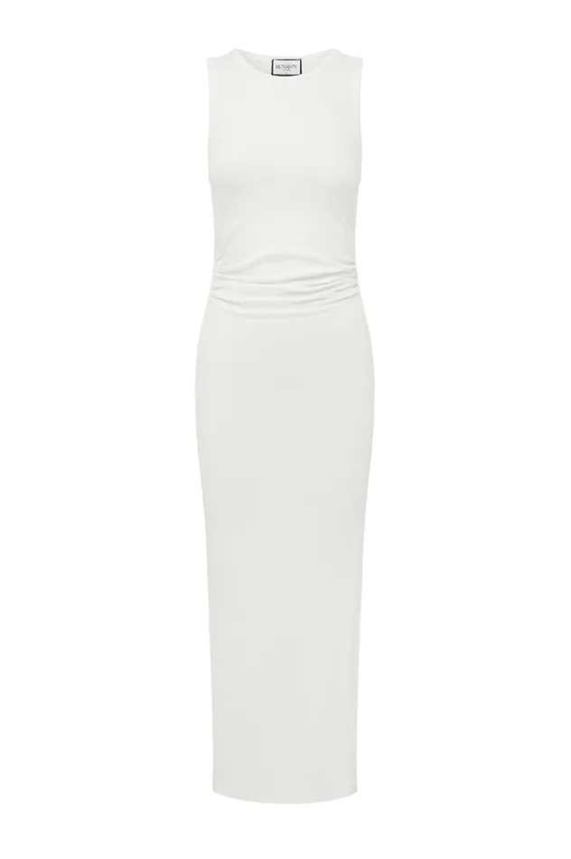 Women Midi Dresses Runaway The Label DIYA MIDI DRESS White