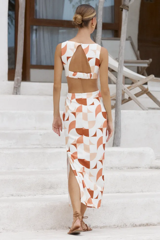 Women Midi Dresses Runaway The Label Kiaan Midi Dress Multicolour