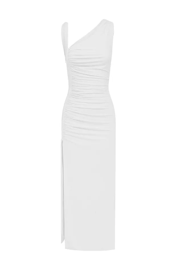 Women Midi Dresses Runaway The Label LYDIE MIDI DRESS White