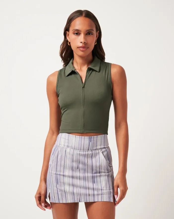 Women MIDLINE MOVEKNIT POLO Clover TravisMathew Moveknit Collection