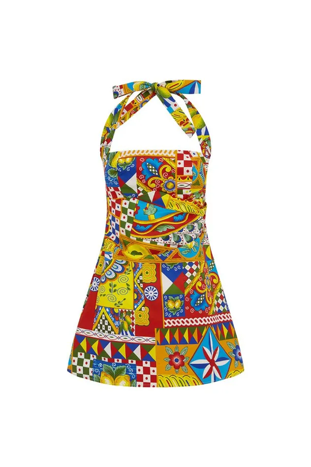 Women Mini Dresses Runaway The Label AERA MINI DRESS Phaedra Print