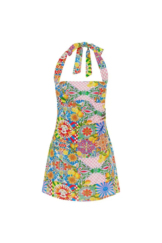 Women Mini Dresses Runaway The Label ANACAPRI MINI DRESS Anacapri Pink