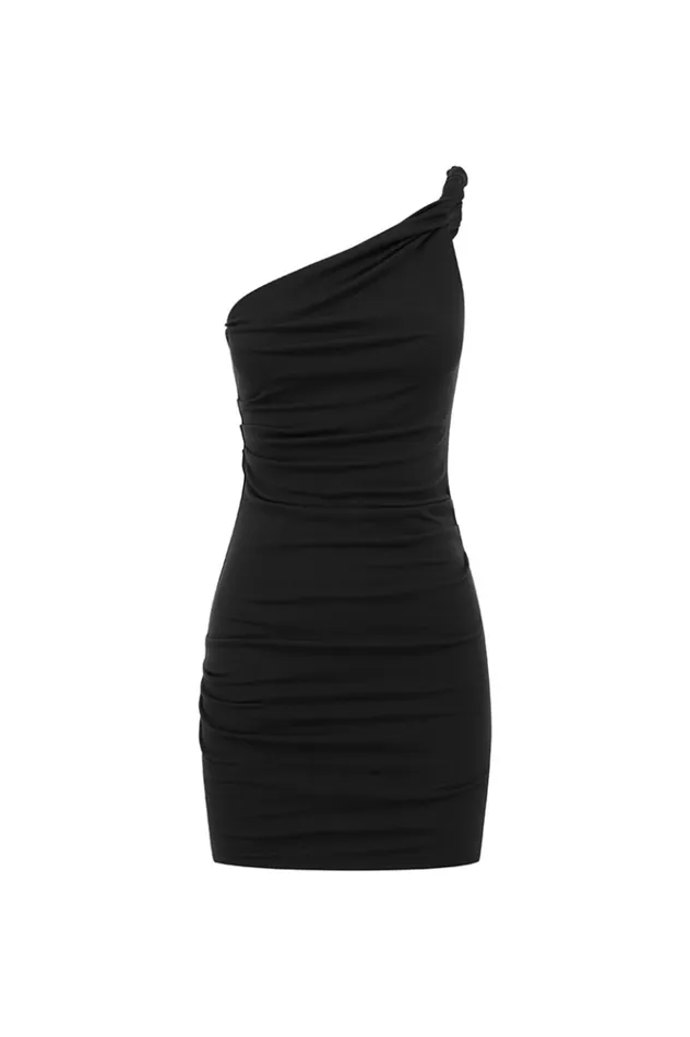 Women Mini Dresses Runaway The Label BEAU MINI DRESS Black