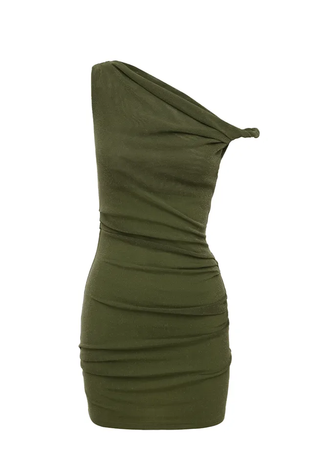 Women Mini Dresses Runaway The Label CHYNA DRESS Olive Women Mini Dresses Runaway The Label CHYNA DRESS Olive