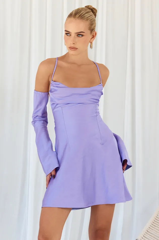 Women Mini Dresses Runaway The Label CIAGA DRESS Lilac Women Mini Dresses Runaway The Label CIAGA DRESS Lilac
