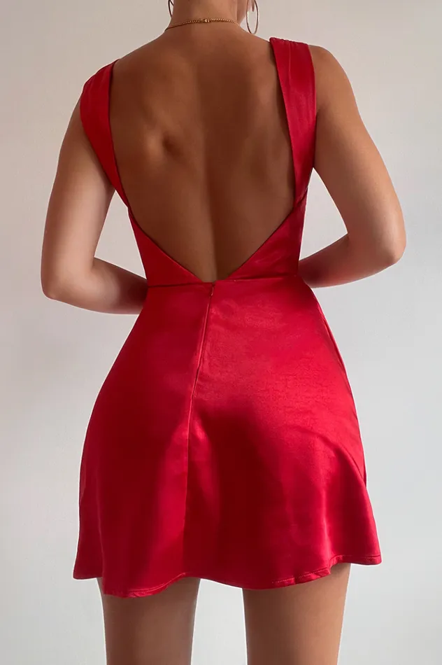 Women Mini Dresses Runaway The Label HAVANNA MINI DRESS Red Women Mini Dresses Runaway The Label HAVANNA MINI DRESS Red