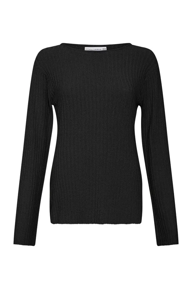 Women Mitras Tunic Top Black 8211 Final Sale Faithfull The Brand Tops Women Mitras Tunic Top Black 8211 Final Sale Faithfull The Brand Tops