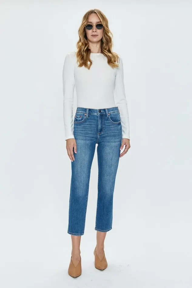 Women Monroe High Rise Slim Cigarette Jean 8211 Indio Pistola Denim Denim