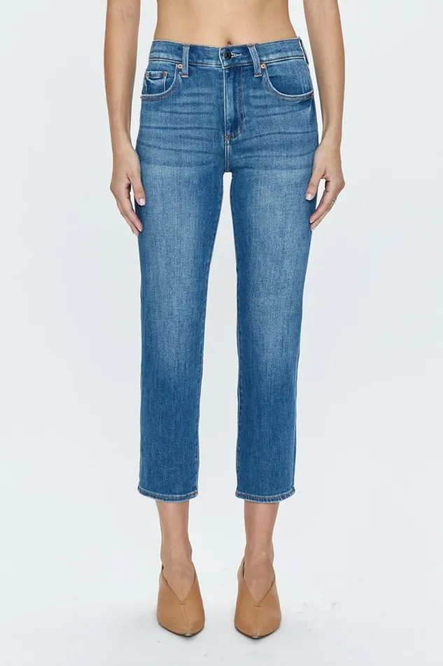 Women Monroe High Rise Slim Cigarette Jean 8211 Indio Pistola Denim Denim