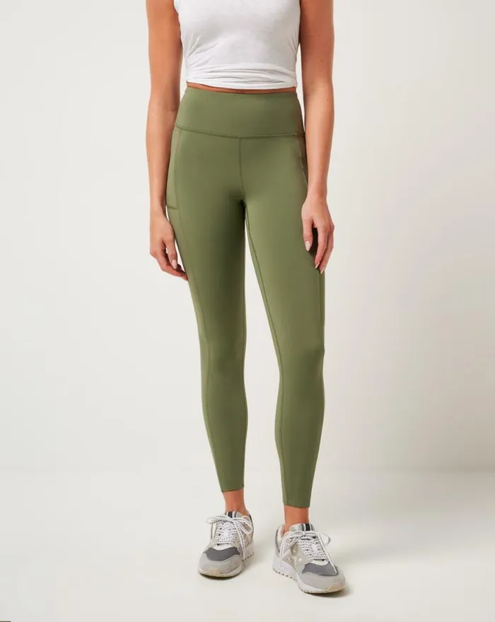 Women MOVEKNIT BONDED LEGGING Clover TravisMathew Active Bottoms