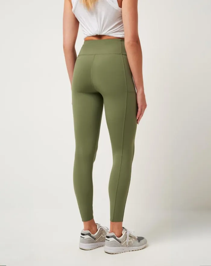 Women MOVEKNIT BONDED LEGGING Clover TravisMathew Active Bottoms