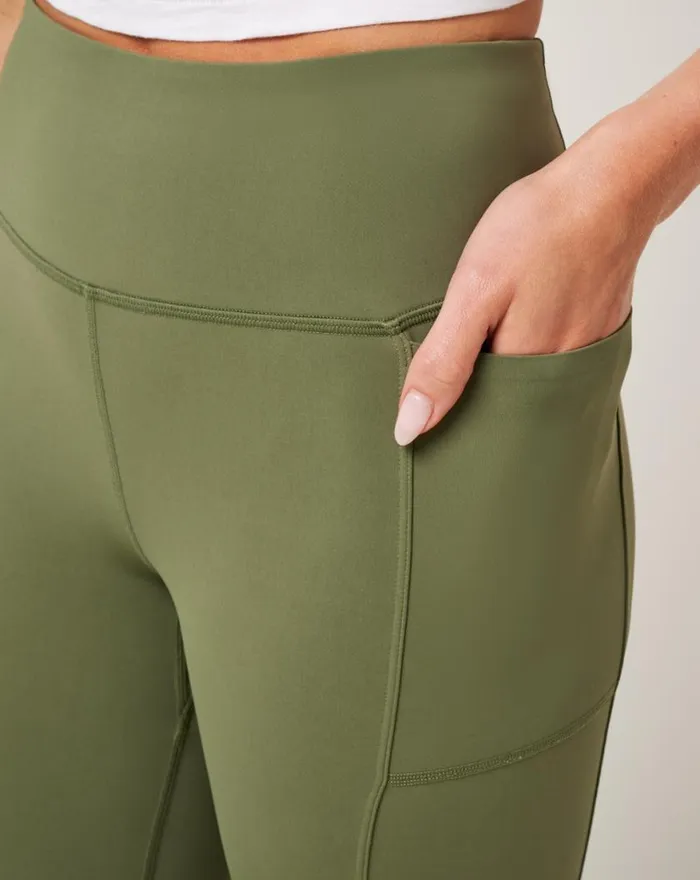 Women MOVEKNIT BONDED LEGGING Clover TravisMathew Active Bottoms