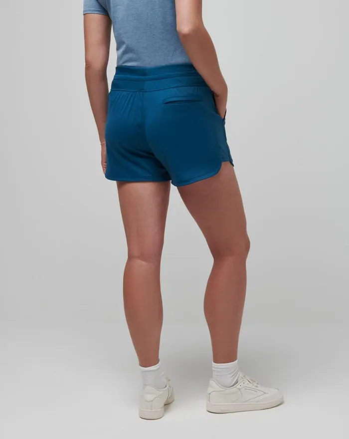 Women MOVEKNIT TIE SHORT Midnight TravisMathew Shorts