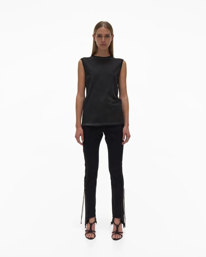 Women Muscle Tee Charcoal Helmut Lang TShirts and Sweatshirts