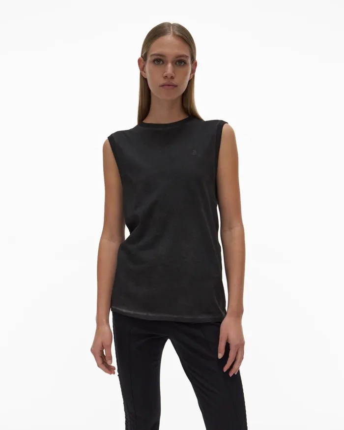 Women Muscle Tee Charcoal Helmut Lang TShirts and Sweatshirts