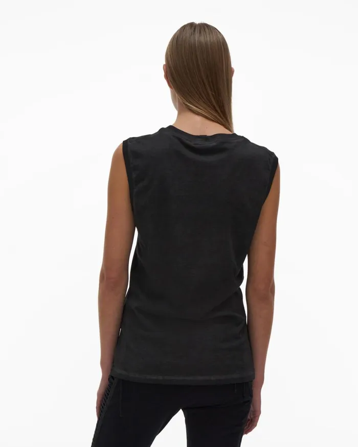 Women Muscle Tee Charcoal Helmut Lang TShirts and Sweatshirts