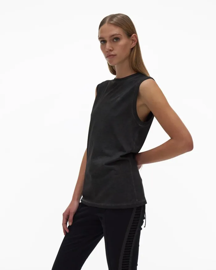 Women Muscle Tee Charcoal Helmut Lang TShirts and Sweatshirts