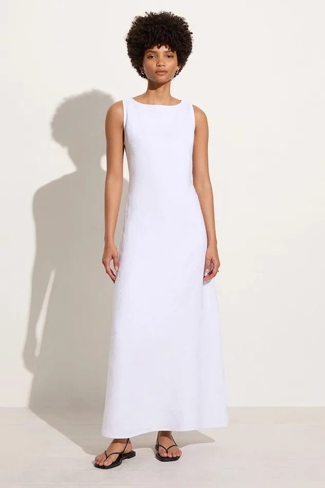 Women Nahna Maxi Dress White 8211 Final Sale Faithfull The Brand Dresses